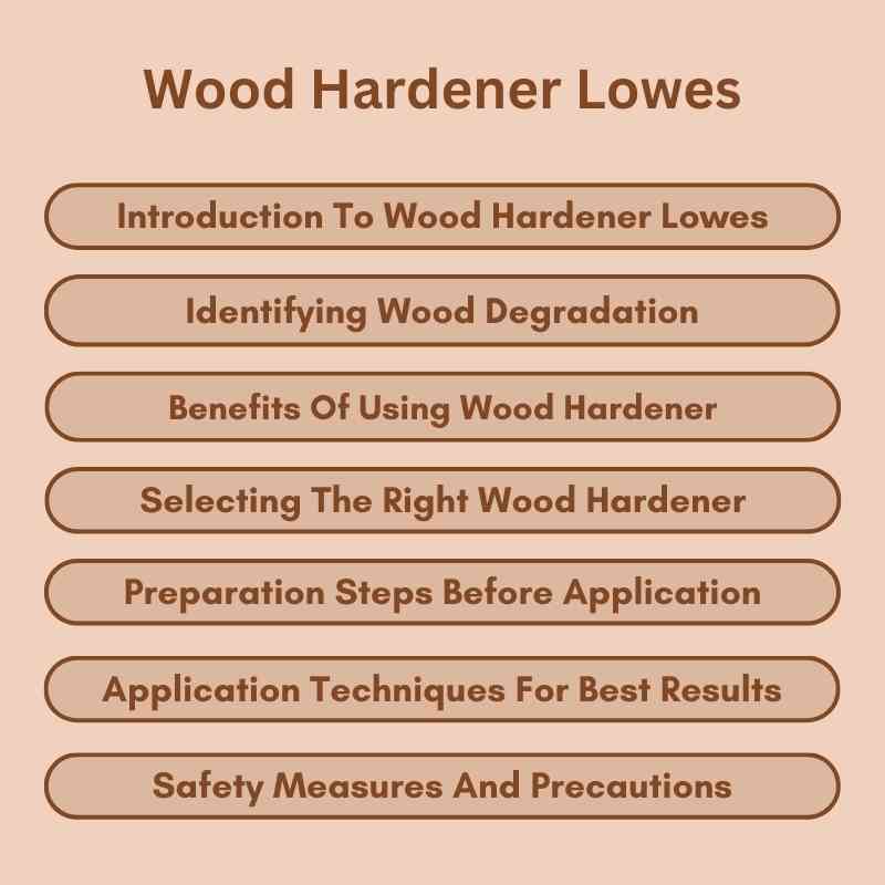 Wood Hardener Lowes