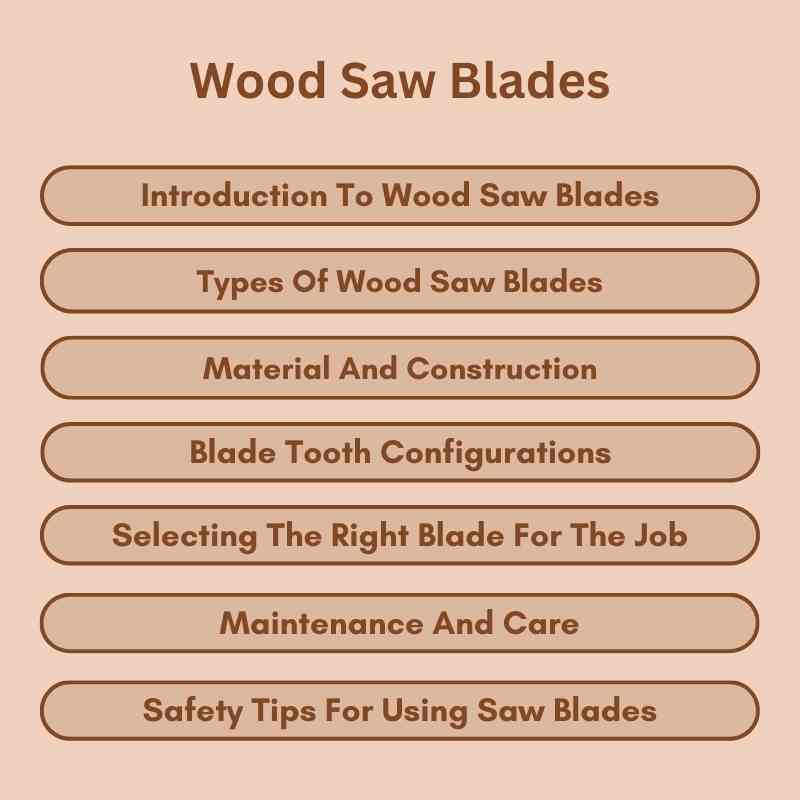 Wood Saw Blades