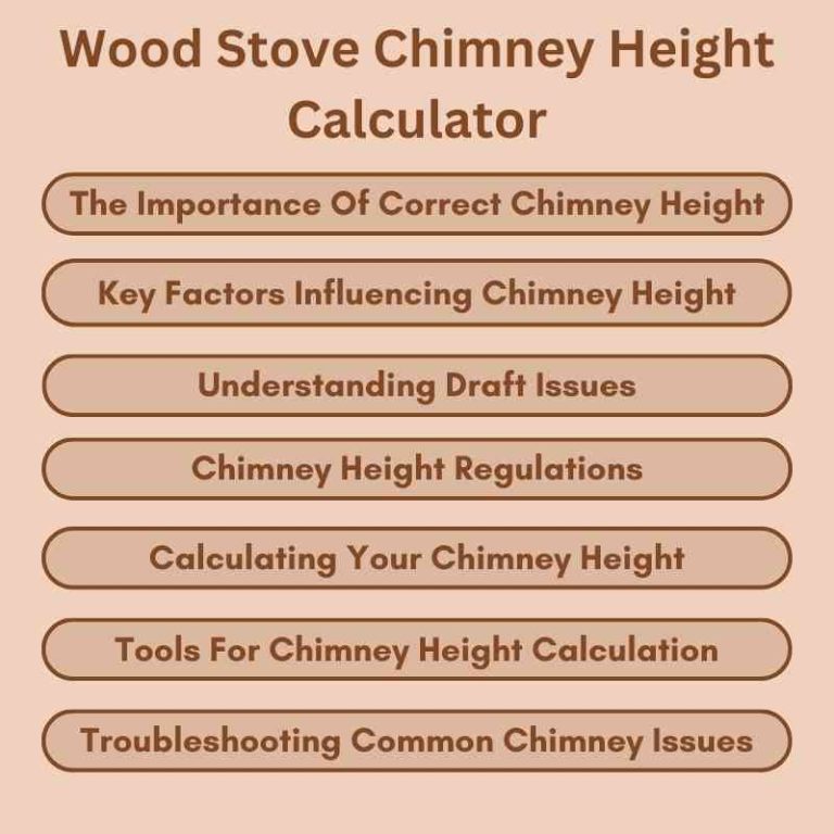 Wood Stove Chimney Height Calculator: Optimize Safety – Woodworking Advisor