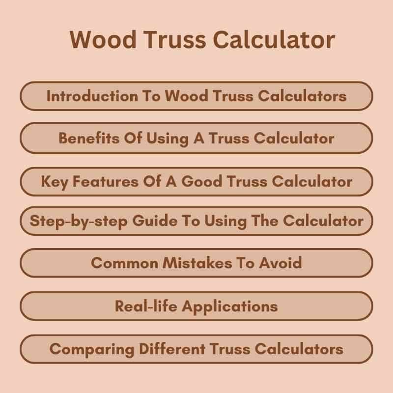 Wood Truss Calculator