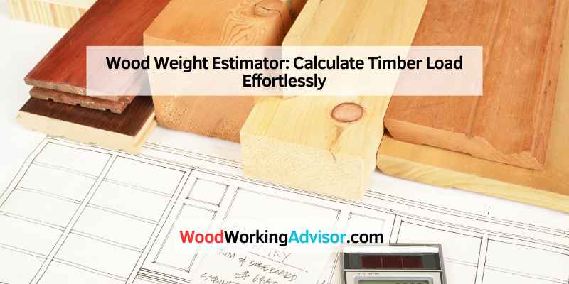 Wood Weight Estimator