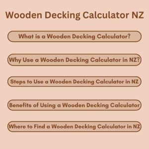 Wooden Decking Calculator NZ