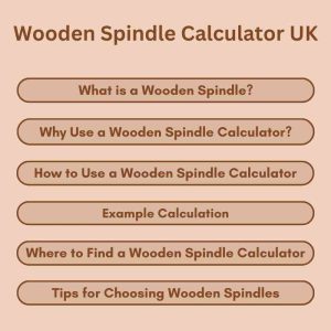 Wooden Spindle Calculator UK