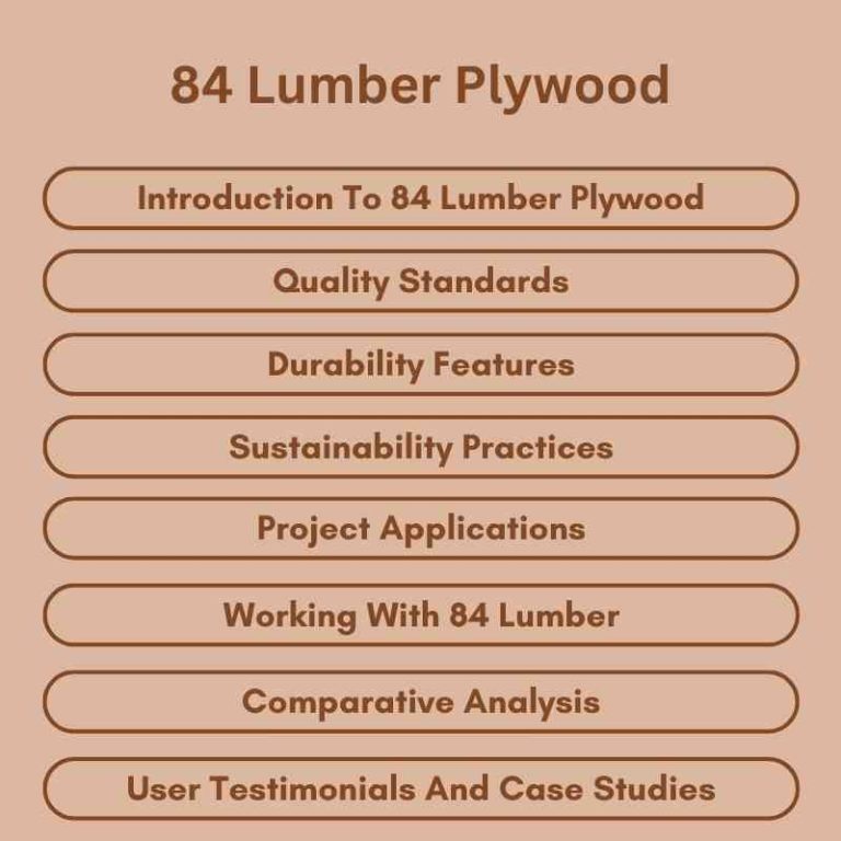 84 Lumber Plywood: Unlocking Quality & Durability for Projects ...