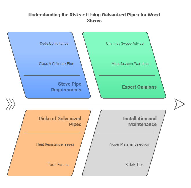 Can You Use Galvanized Pipe for Wood Stove