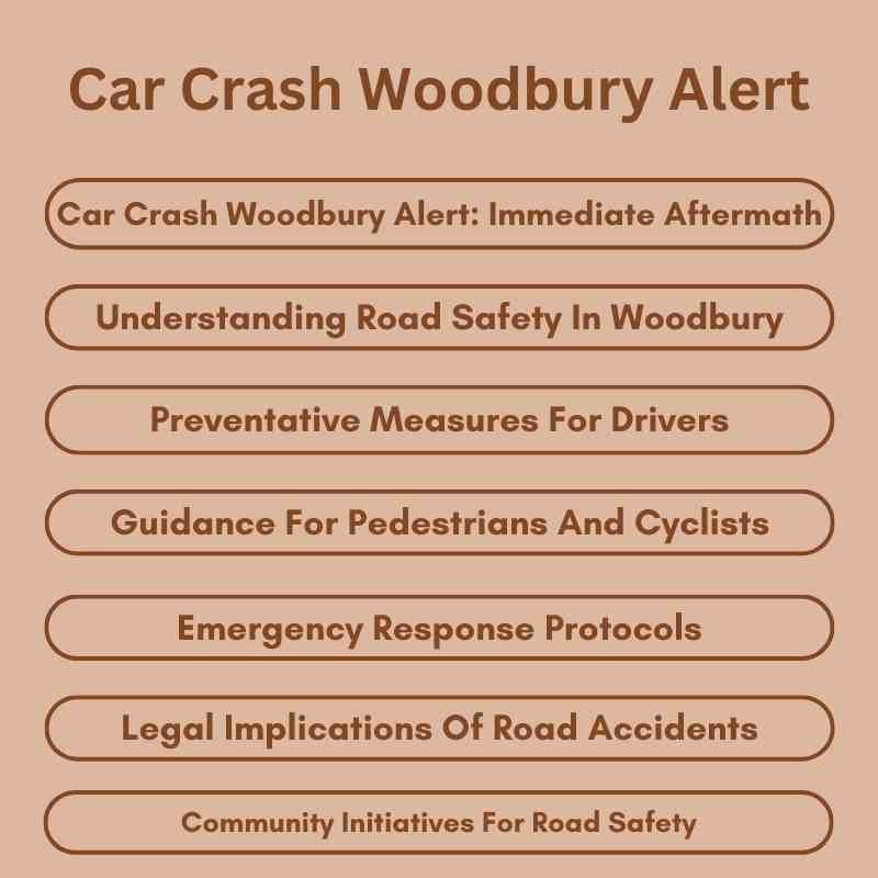 Car Crash Woodbury Alert