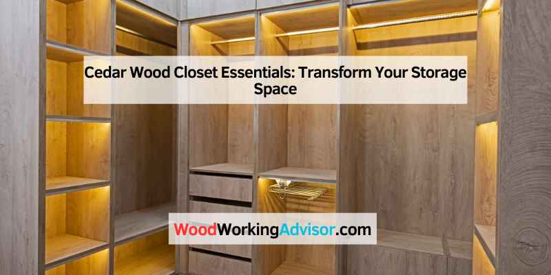 Cedar Wood Closet Essentials