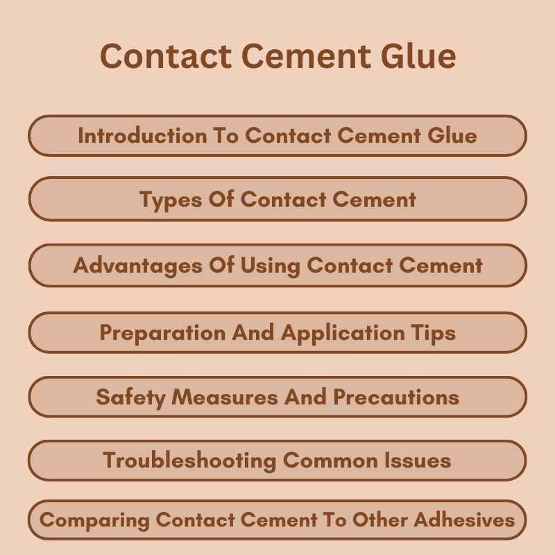 Contact Cement Glue