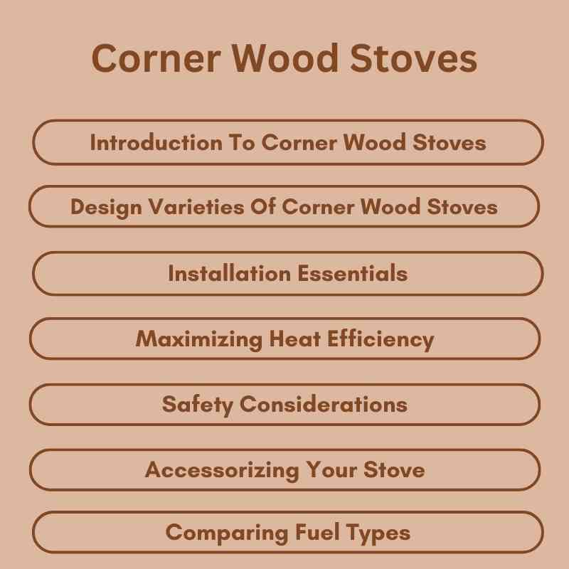 Corner Wood Stoves