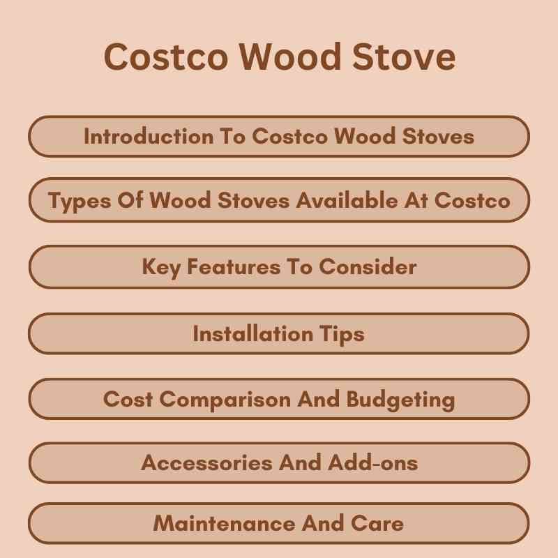 Costco Wood Stove