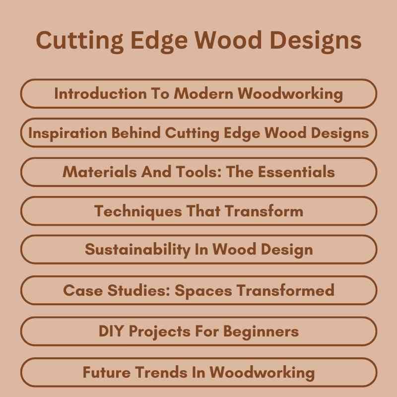 Cutting Edge Wood Designs