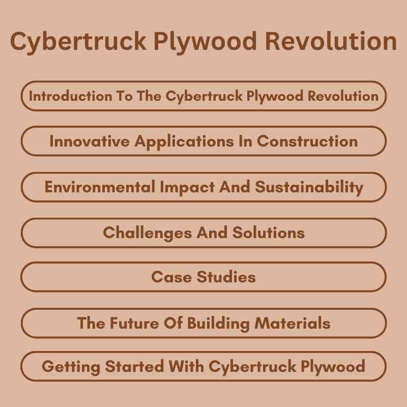 Cybertruck Plywood Revolution