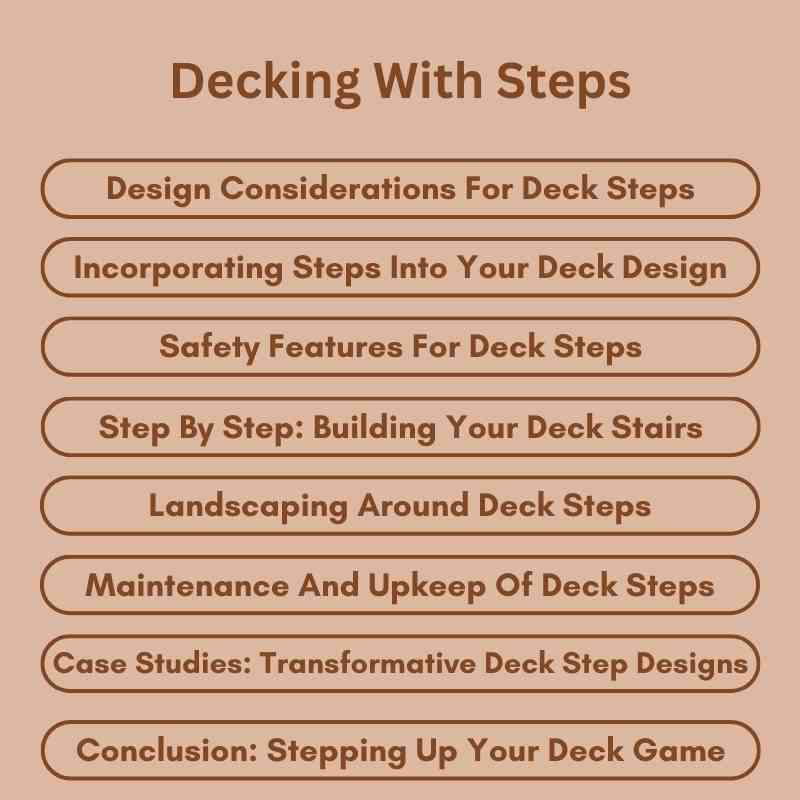 Decking With Steps