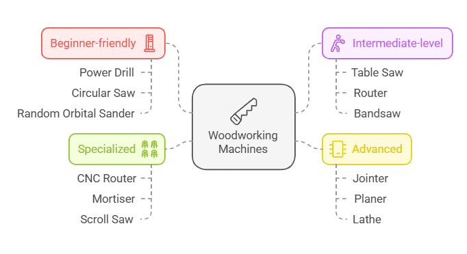 Different Types Of Woodworking Machines