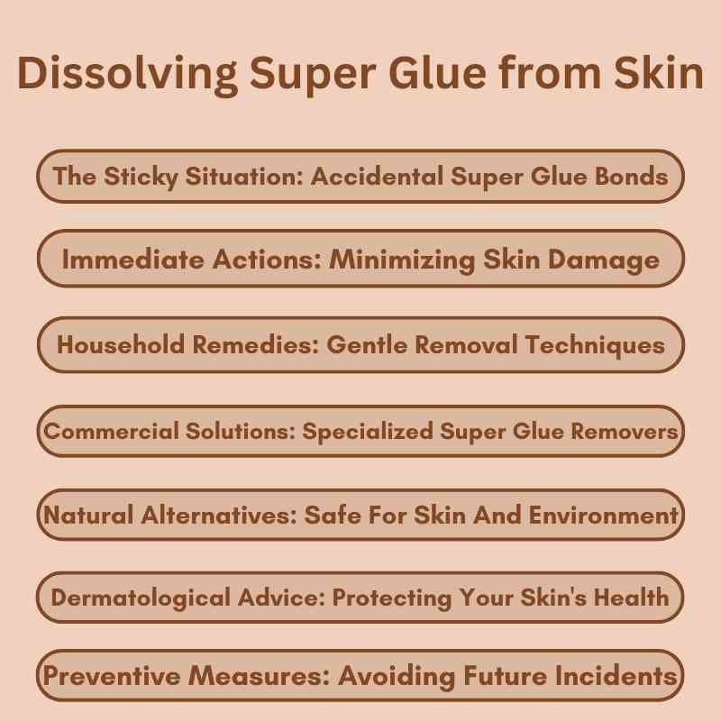 Dissolving Super Glue from Skin