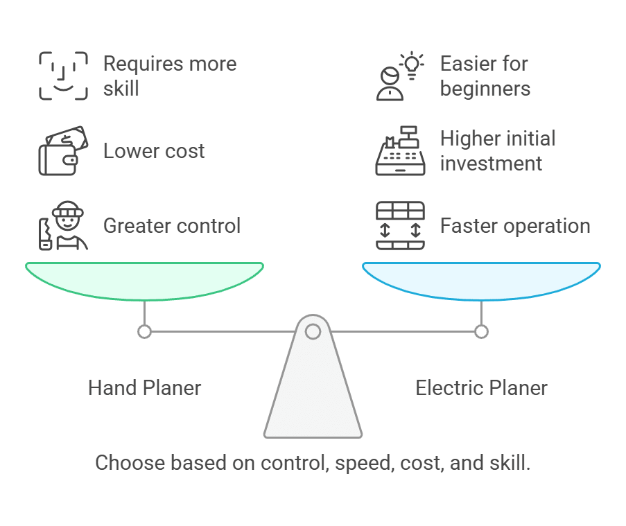 Electric Planer Vs Hand Planer