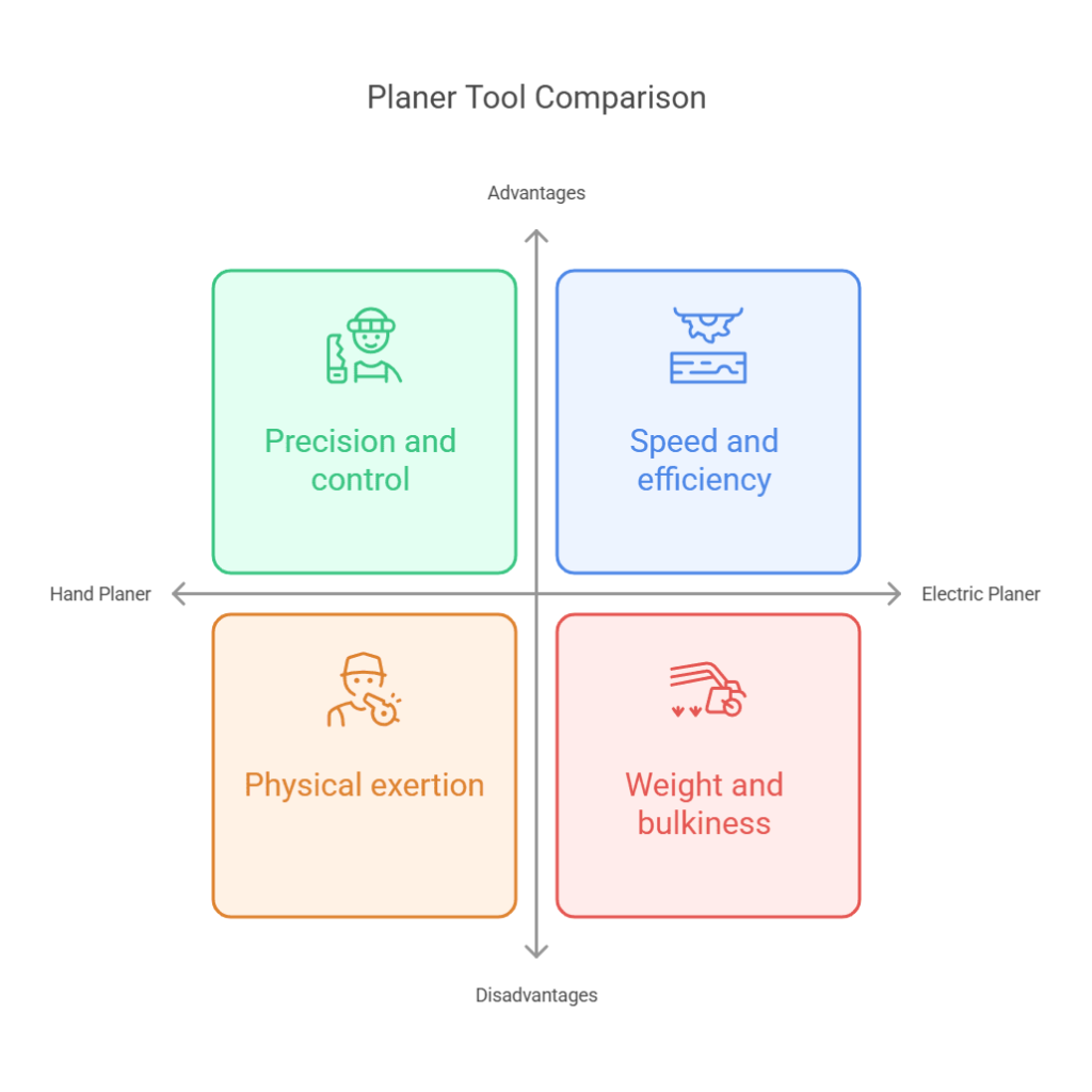 Electric Planer Vs Hand Planer