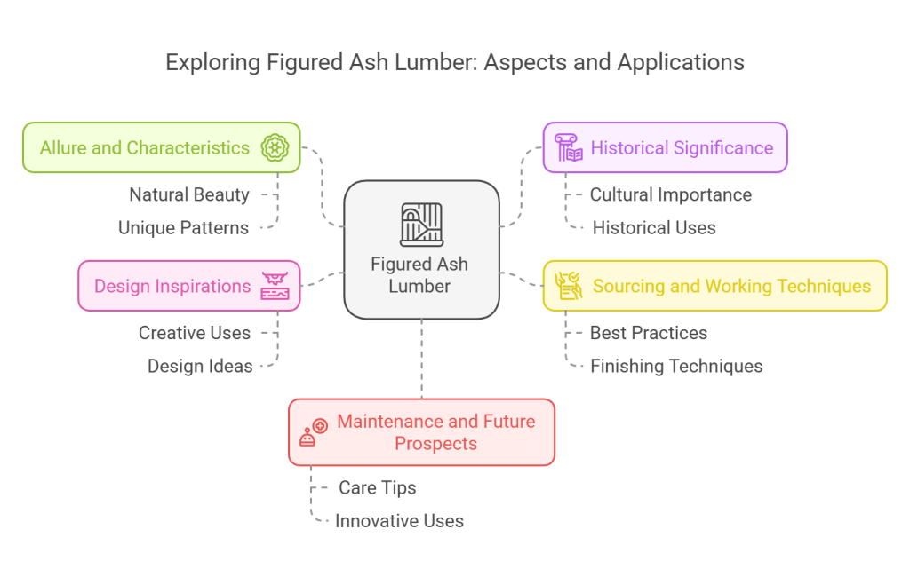 Figured Ash Lumber