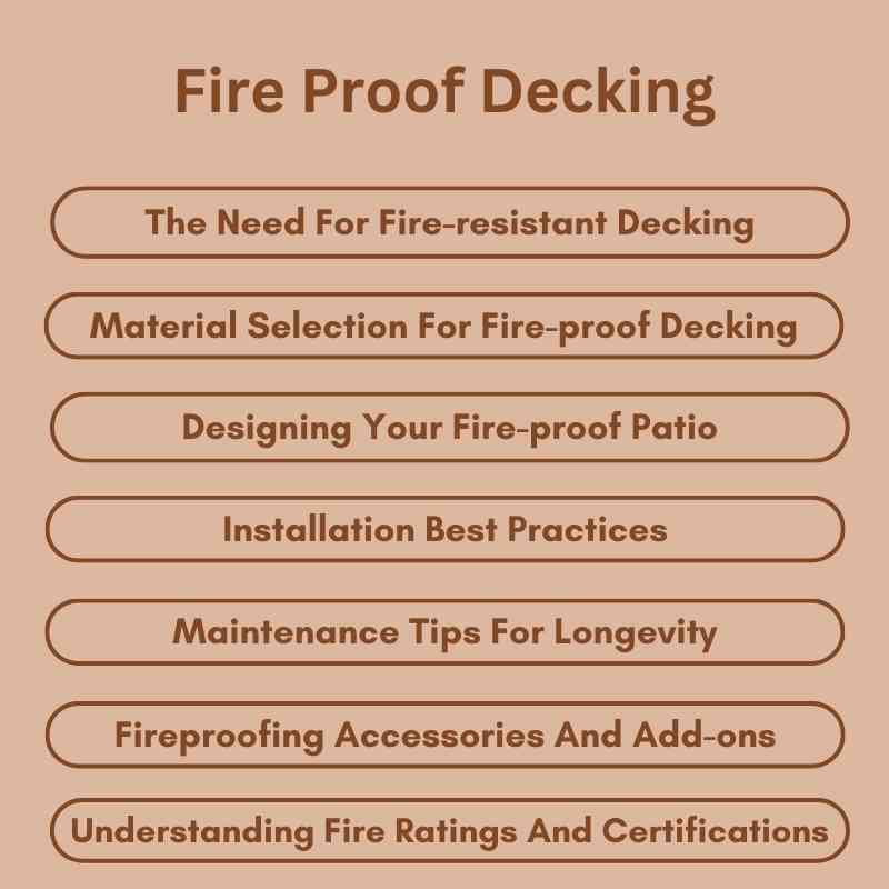 Fire Proof Decking