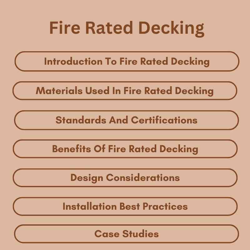 Fire Rated Decking