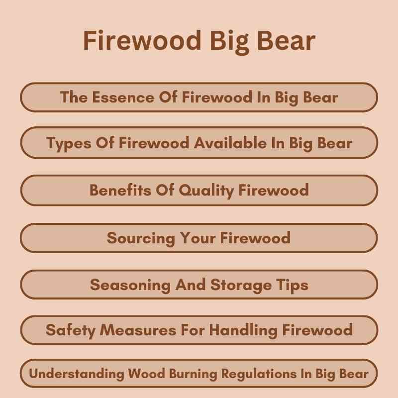 Firewood Big Bear