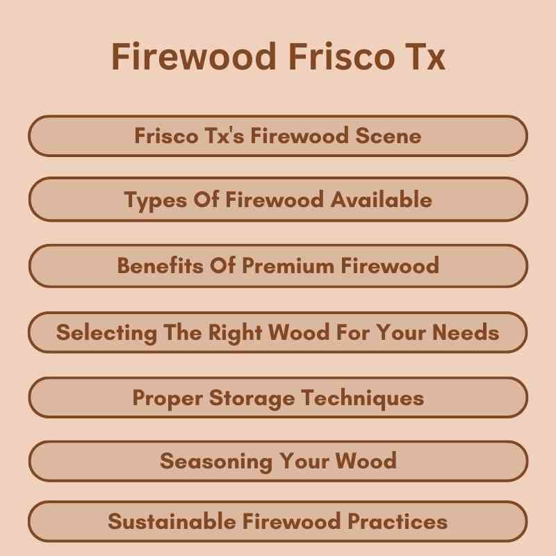 Firewood Frisco Tx