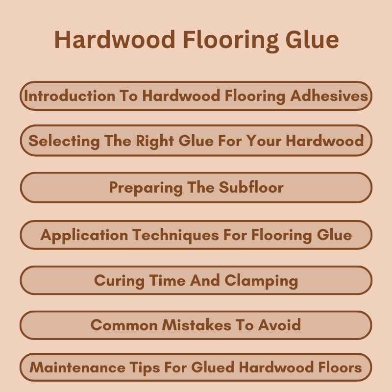 Hardwood Flooring Glue