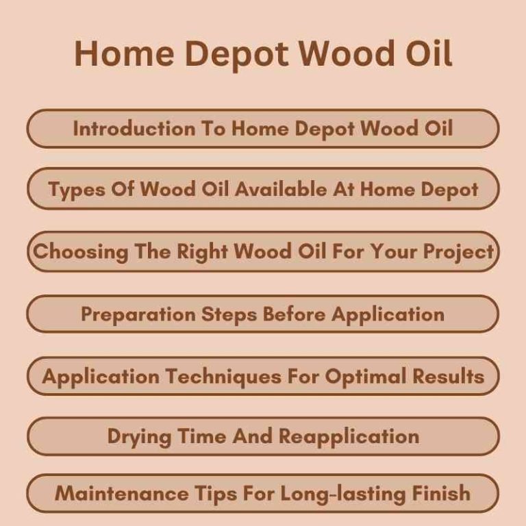 Home Depot Wood Oil Ultimate Guide for Lustrous Finish Woodworking