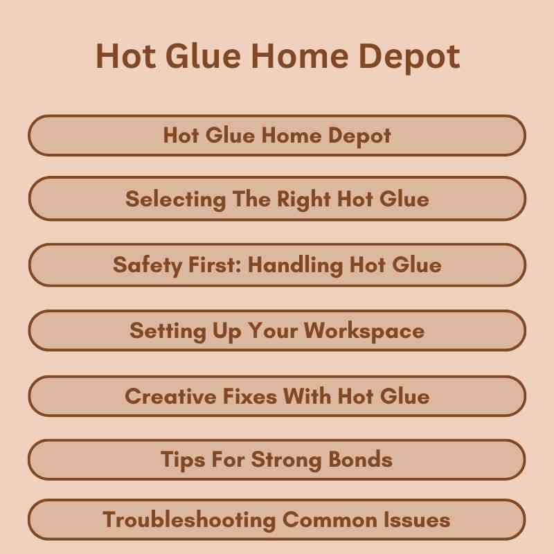Hot Glue Home Depot Ultimate Guide to Creative Fixes Woodworking Advisor