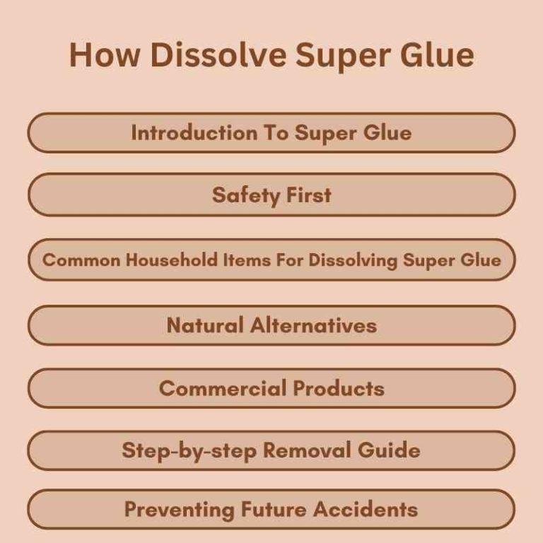 How Dissolve Super Glue: Quick & Easy Solutions
