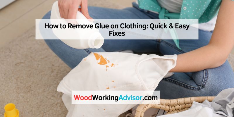 How to Remove Glue on Clothing