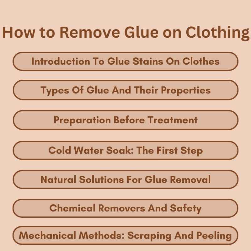 How to Remove Glue on Clothing