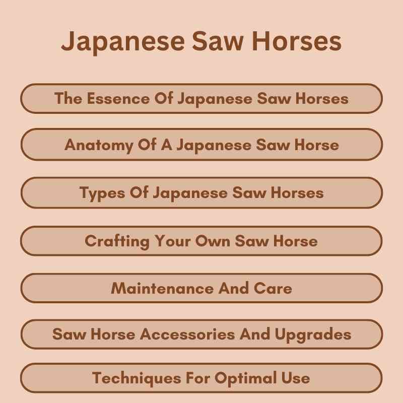 Japanese Saw Horses