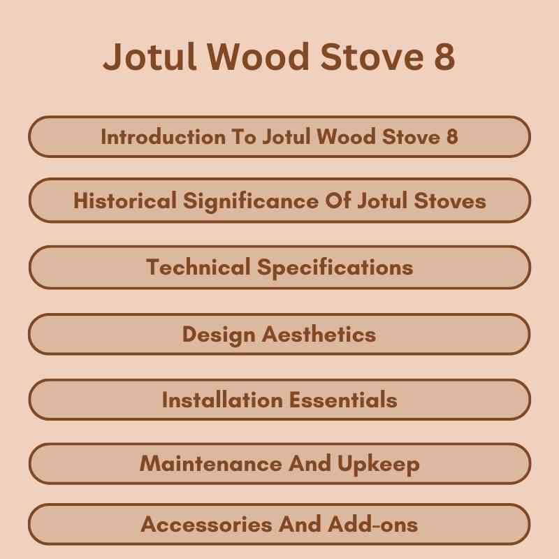 Jotul Wood Stove 8