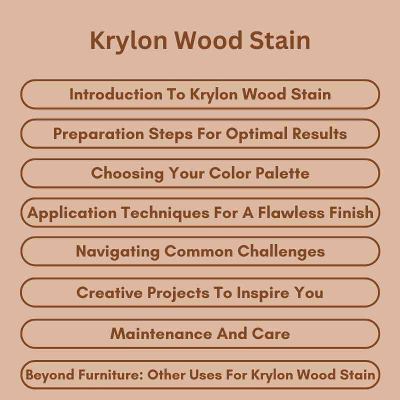 Krylon Wood Stain