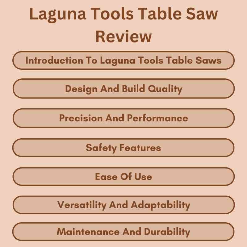 Laguna Tools Table Saw Review