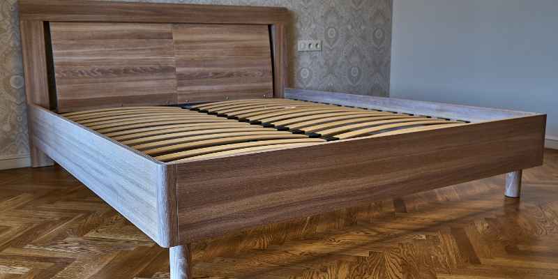Mahogany Wood Bed Frame