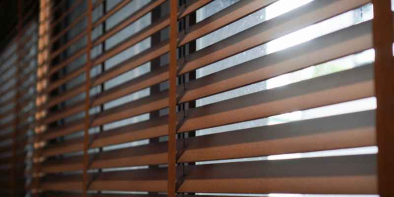 Mahogany Wood Blinds