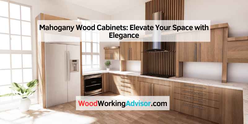 Mahogany Wood Cabinets