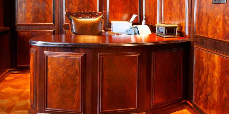 Mahogany Wood Desk Essentials