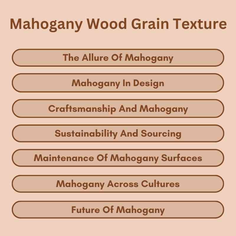 Mahogany Wood Grain Texture
