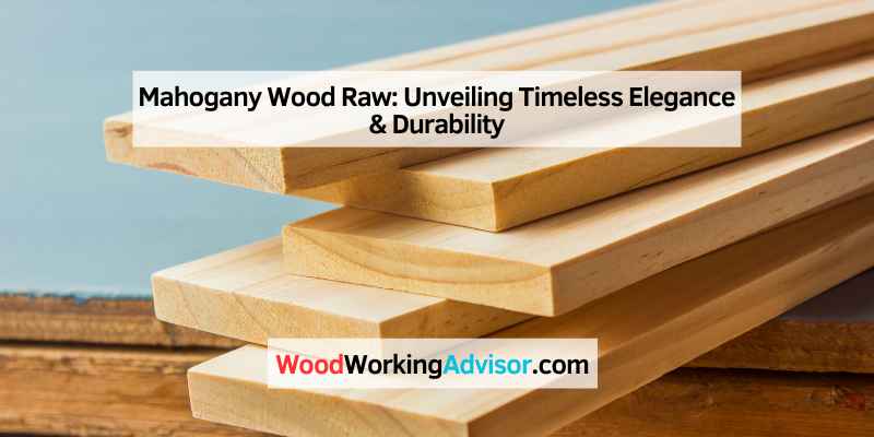 Mahogany Wood Raw