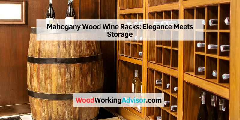 Mahogany Wood Wine Racks