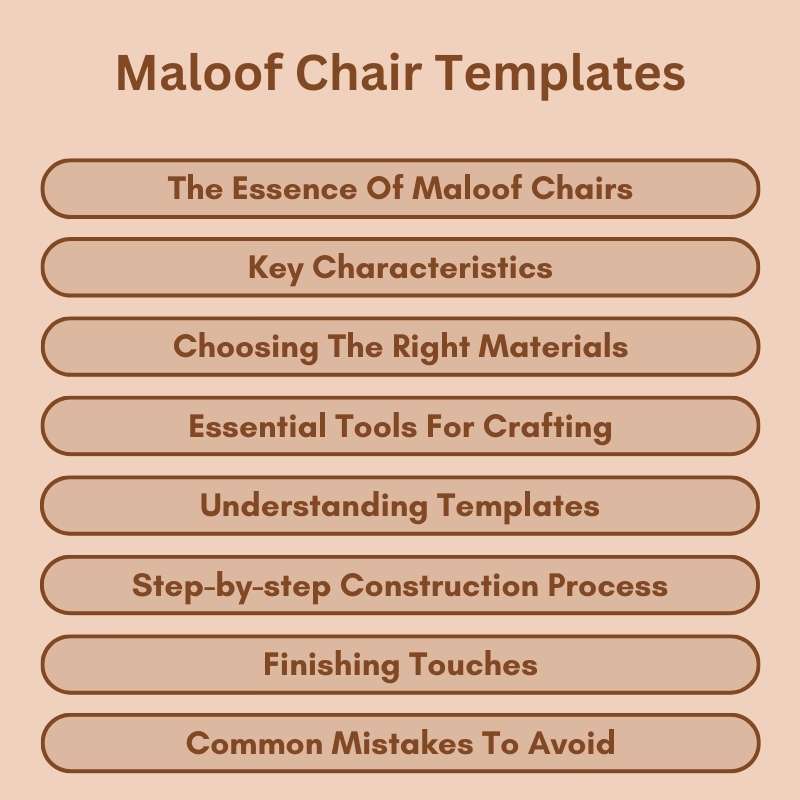 Maloof Chair Templates: Craft Elegant Seating!