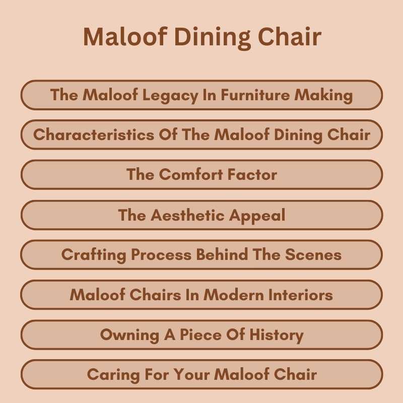 Maloof Dining Chair