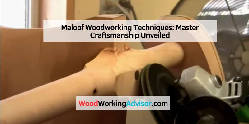 Maloof Woodworking Techniques