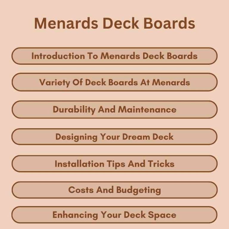 Menards Deck Boards Transform Your Outdoor Space!