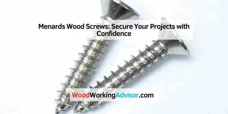 Menards Wood Screws