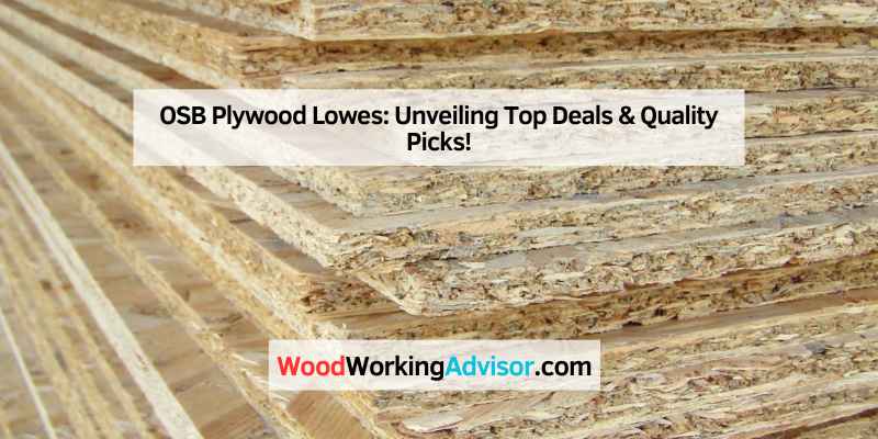 OSB Plywood Lowes