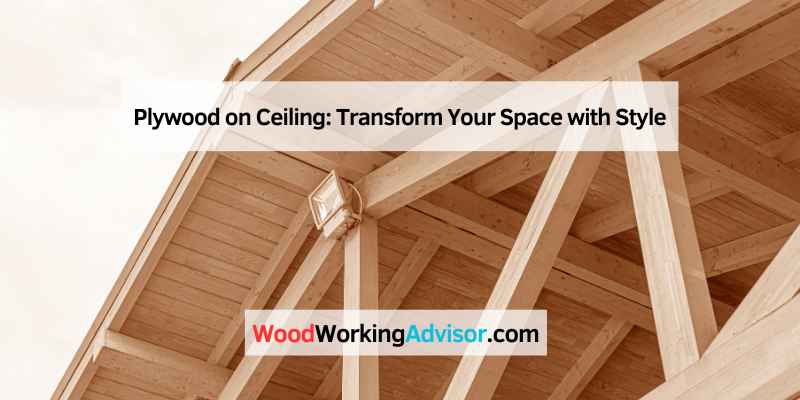 Plywood on Ceiling